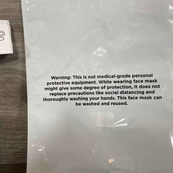 Pacsun Black Paisley One Size Face Mask - Picture 9 of 9